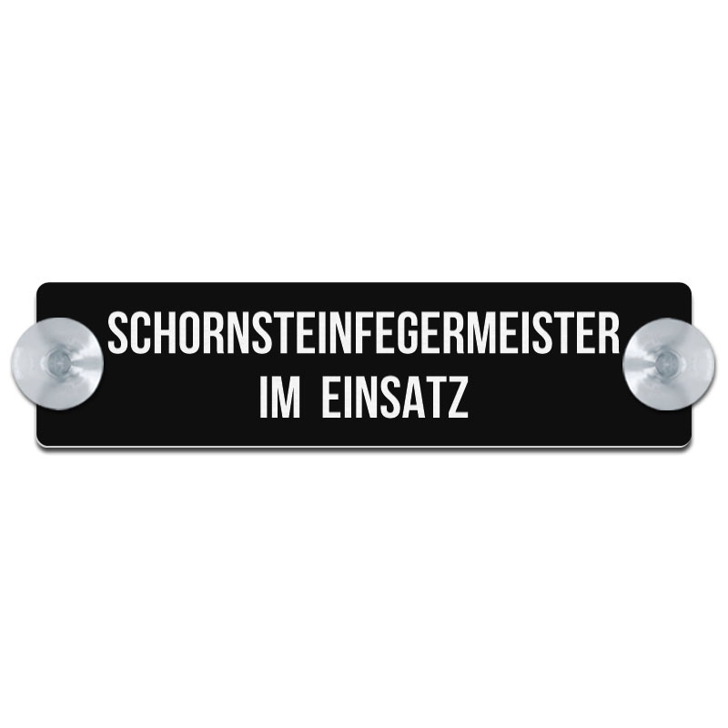 Schornsteinfegermeister im Einsatz